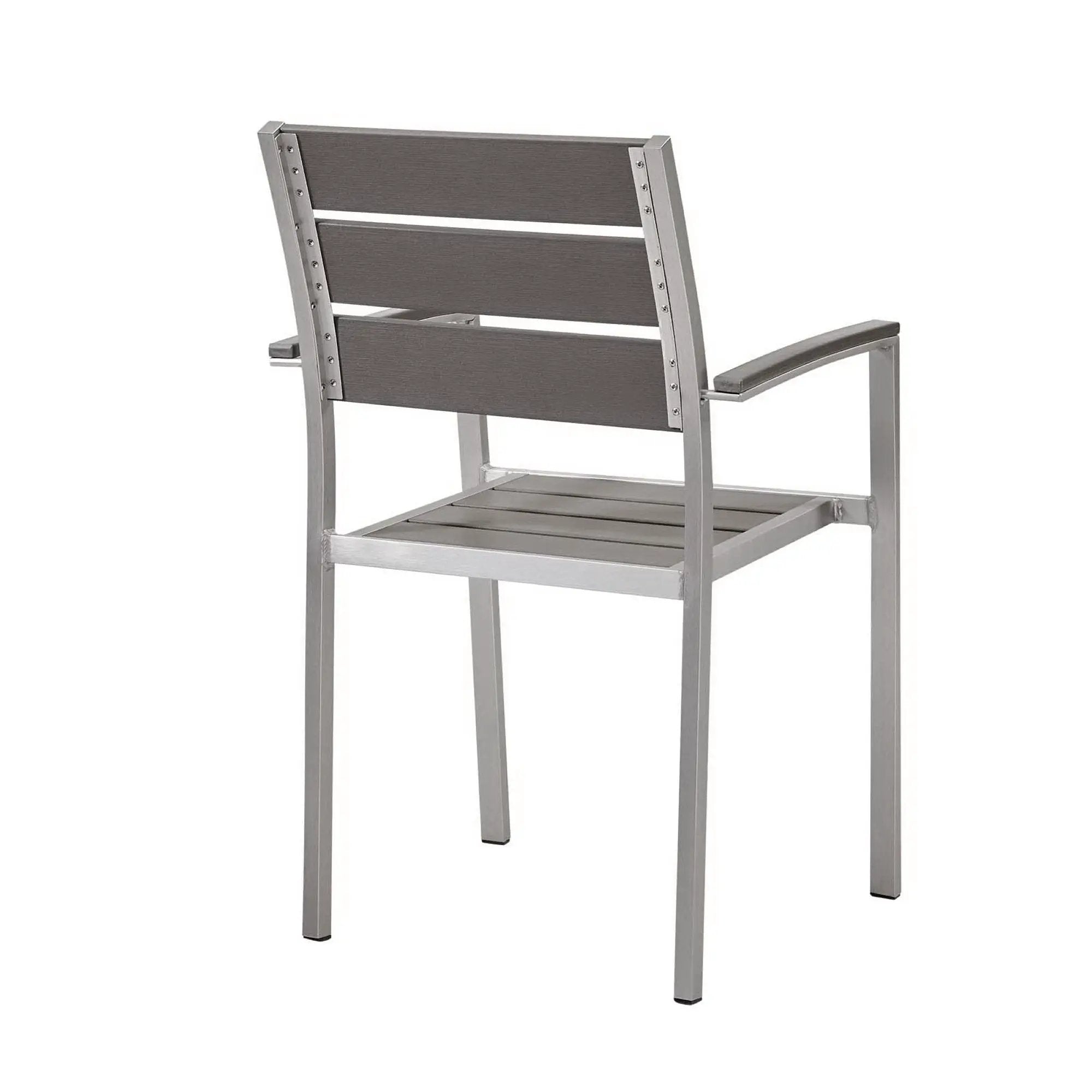 Shore Outdoor Patio Aluminum Dining Armchair Set of 2 by Modway by HouseOfZazla