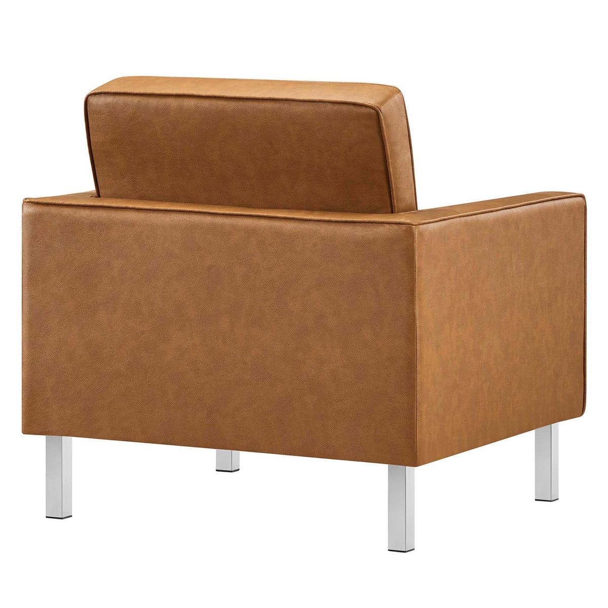 Loft Tufted Vegan Leather Armchairs Set of 2 by Modway, photo 20 of 32
