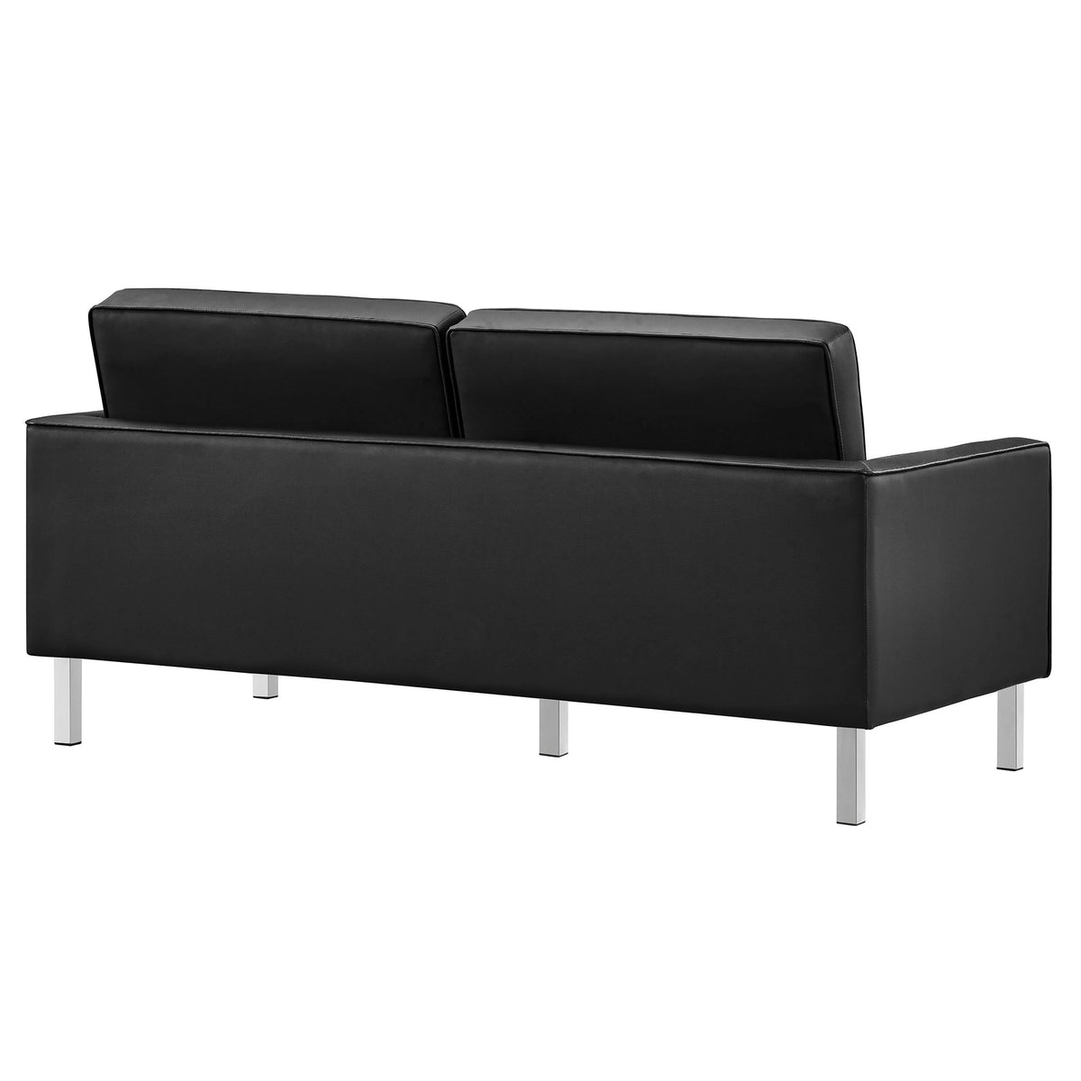 Loft 3 Piece Tufted Upholstered Faux Leather Set by Modway, photo 7 of 41