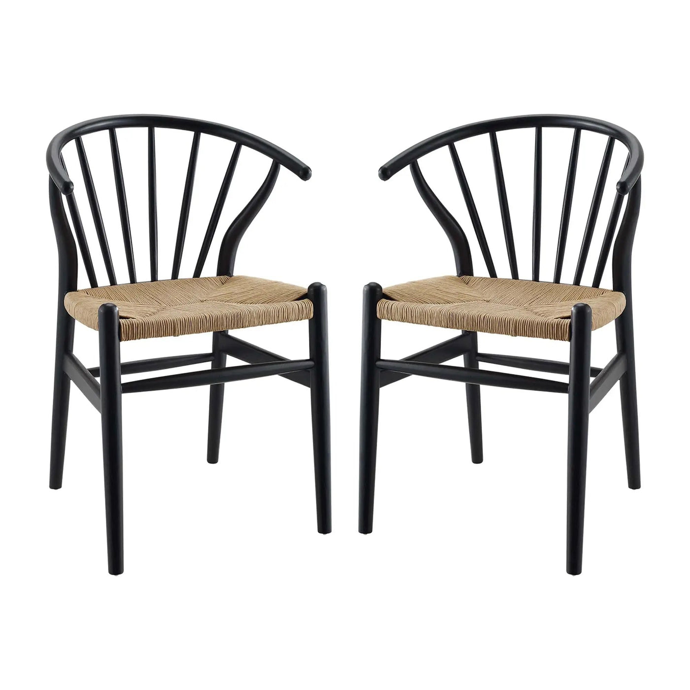 Flourish Spindle Wood Dining Side Chair Set of 2 by Modway by HouseOfZazla