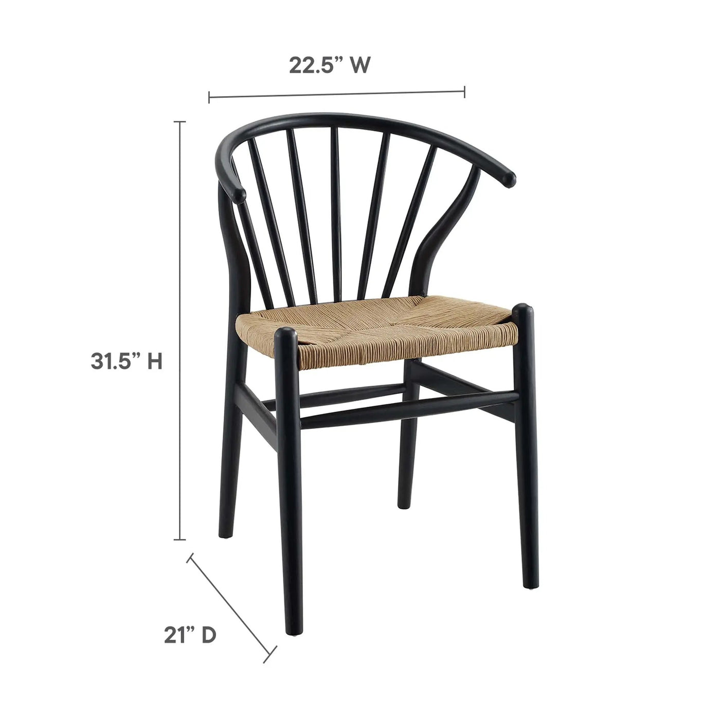 Flourish Spindle Wood Dining Side Chair Set of 2 by Modway by HouseOfZazla