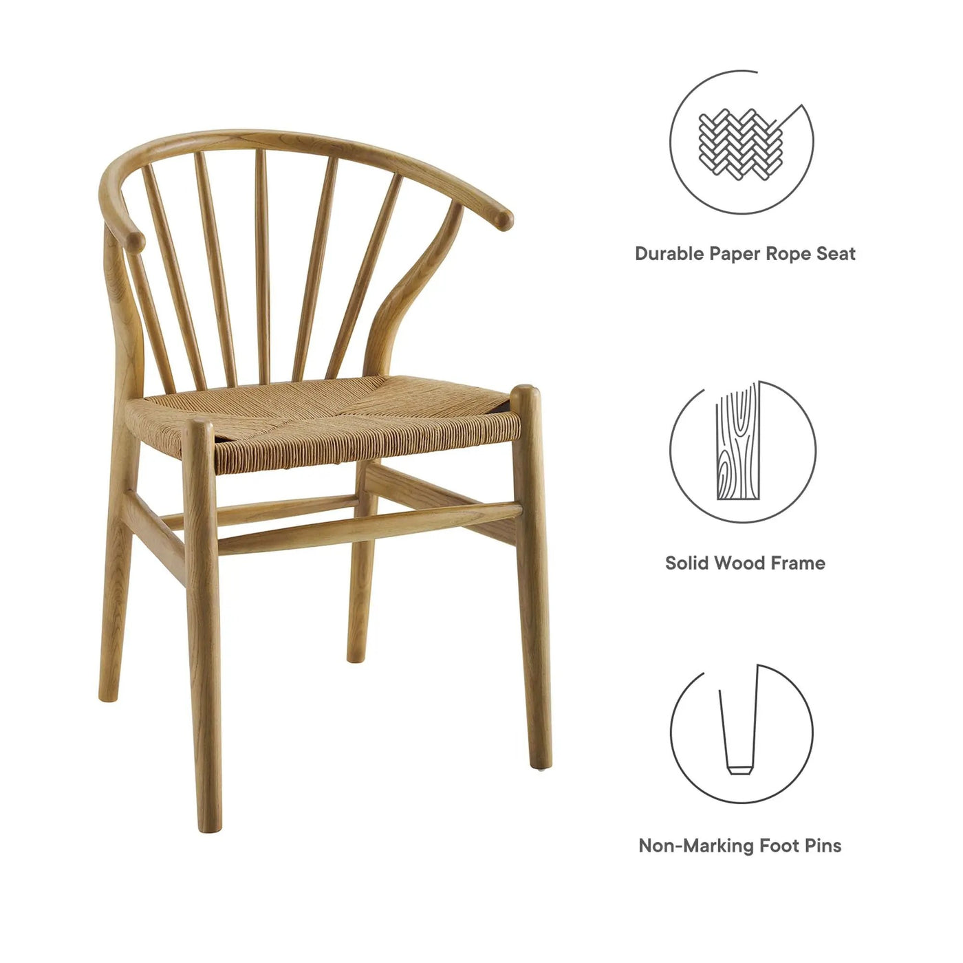 Flourish Spindle Wood Dining Side Chair Set of 2 by Modway by HouseOfZazla