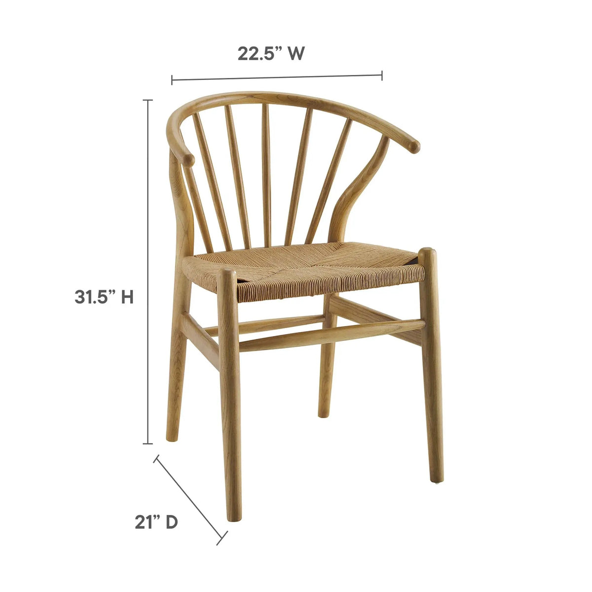 Flourish Spindle Wood Dining Side Chair Set of 2 by Modway by HouseOfZazla