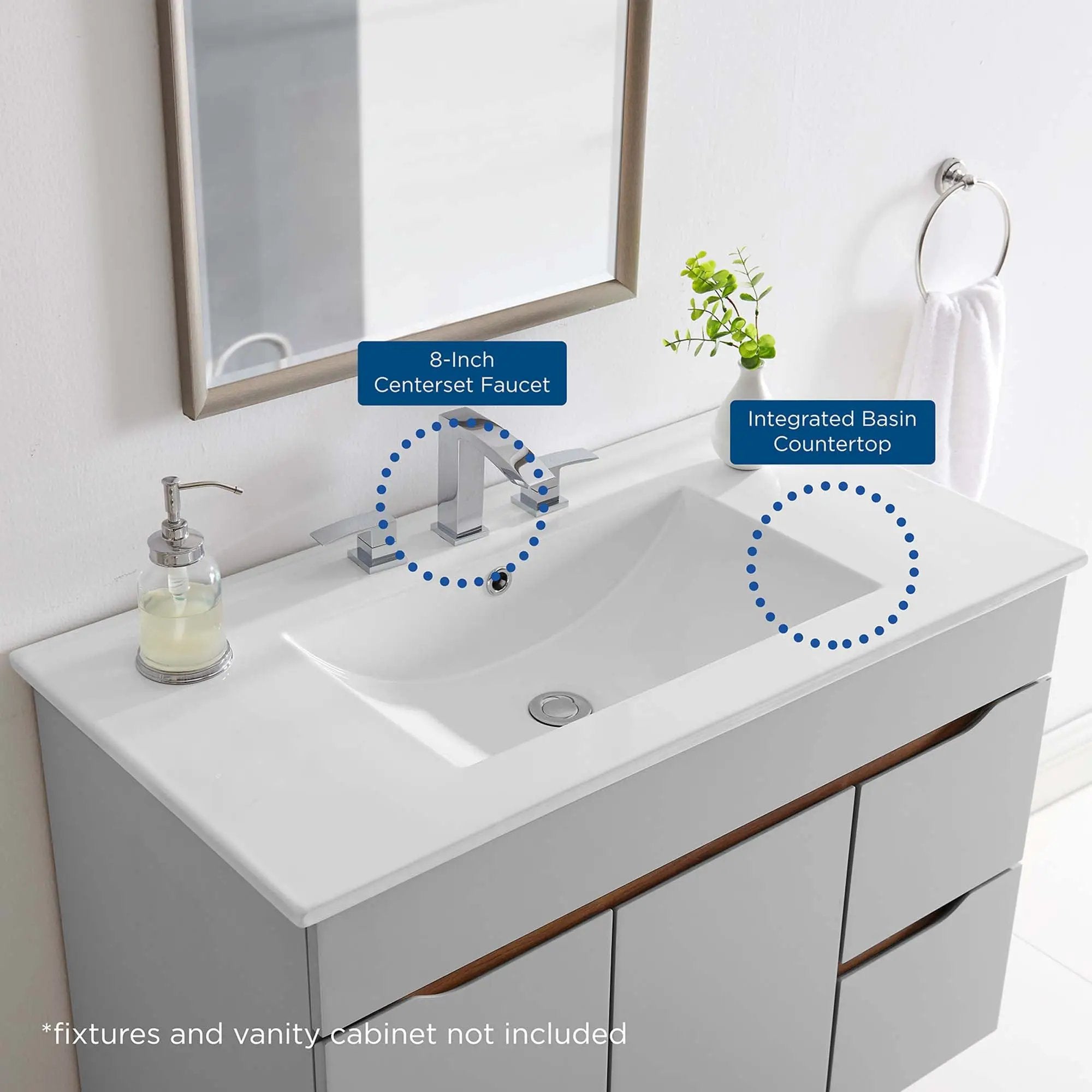 Cayman 36" Bathroom Sink by Modway by HouseOfZazla