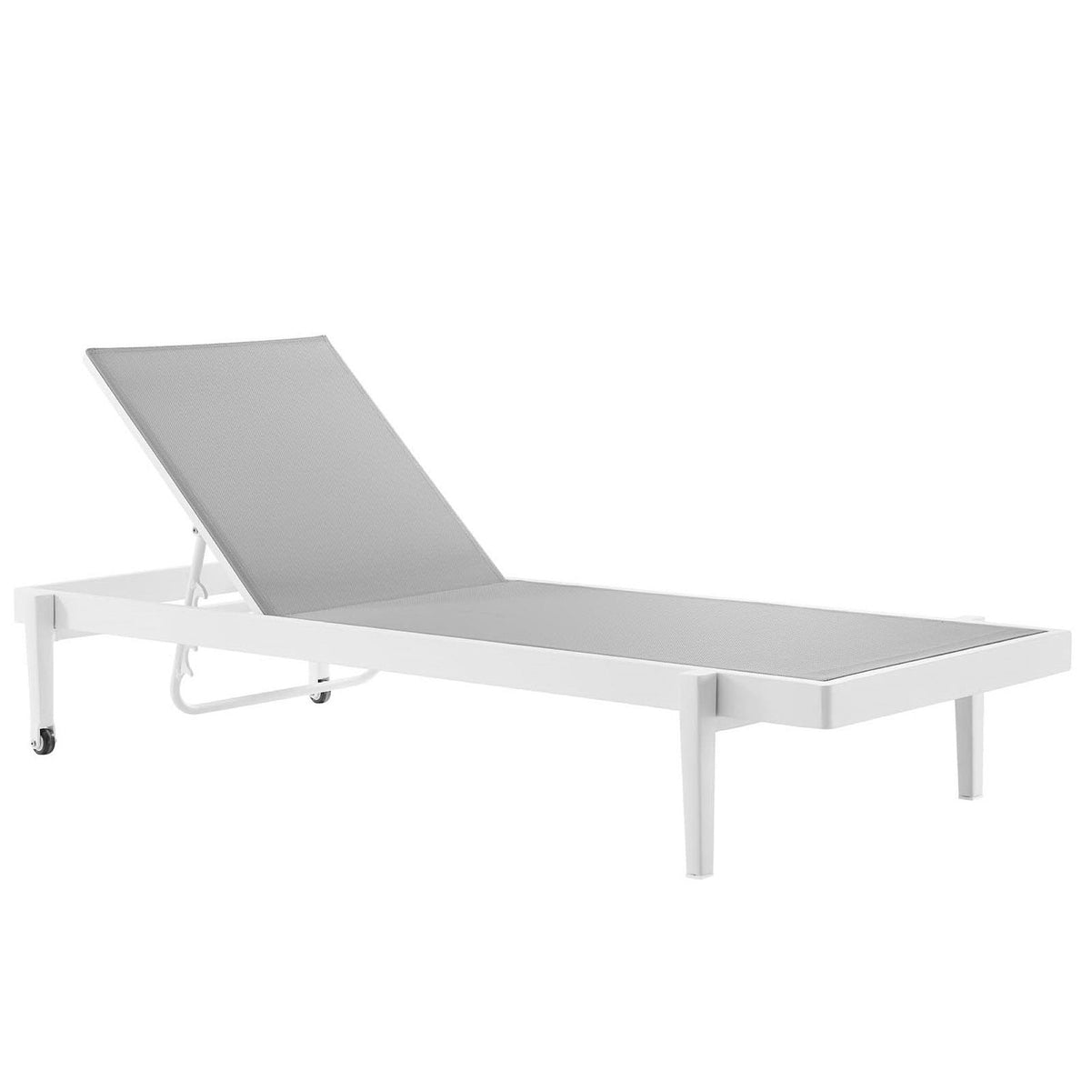 Charleston Outdoor Patio Aluminum Chaise Lounge Chair Set of 4 by Modway, photo 2 of 4