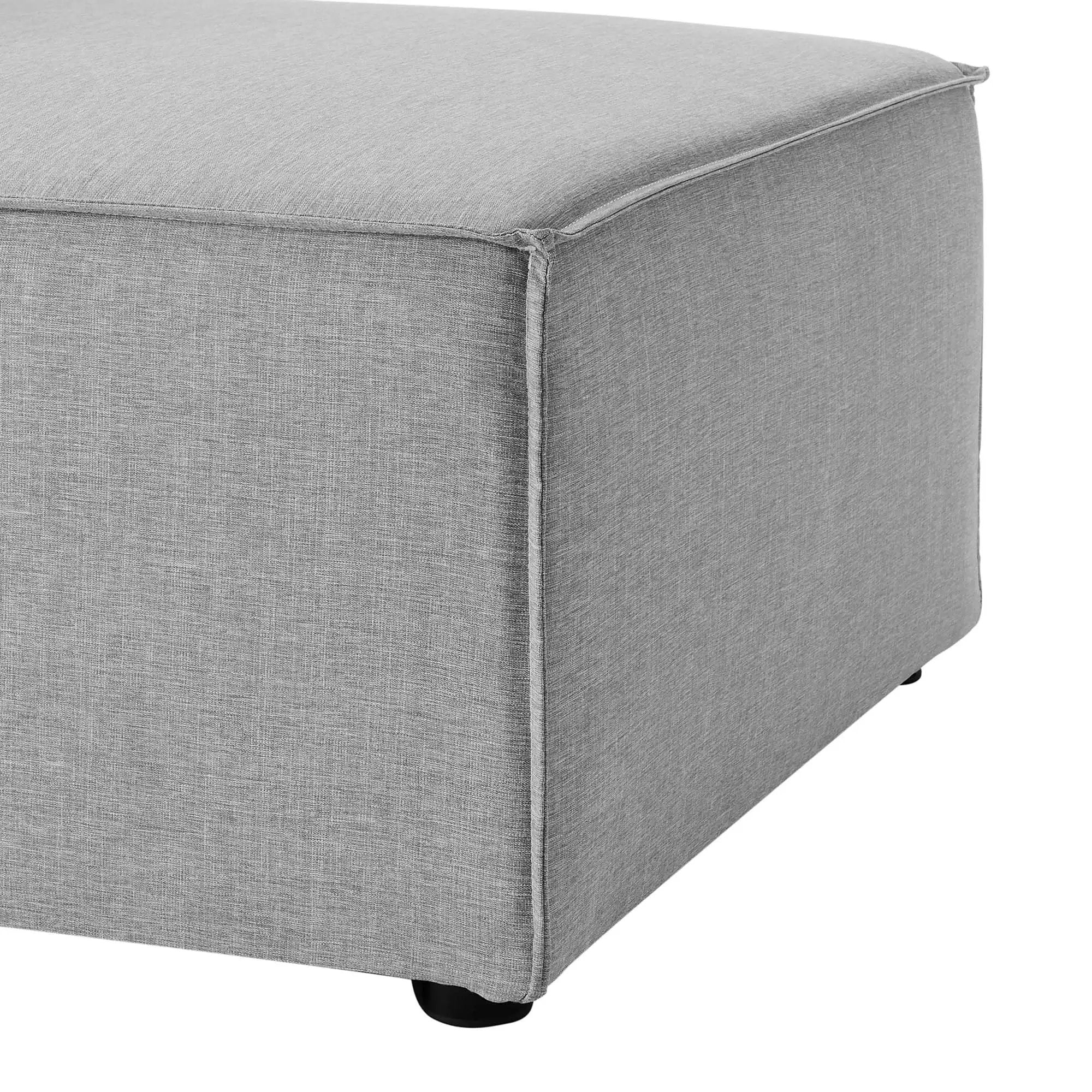 Saybrook Outdoor Patio Upholstered Sectional Sofa Armless Chair by HouseOfZazla