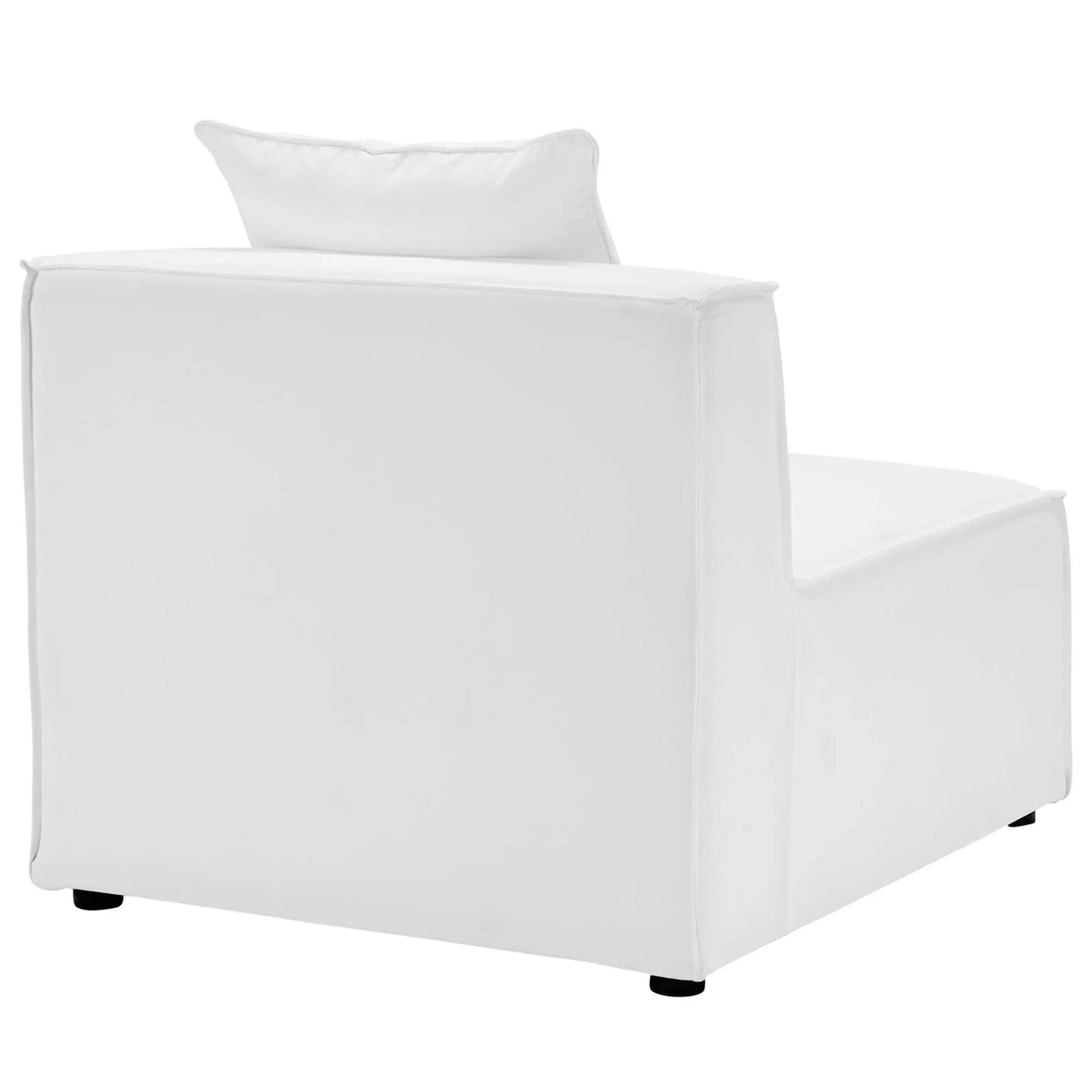 Saybrook Outdoor Patio Upholstered Sectional Sofa Armless Chair by HouseOfZazla