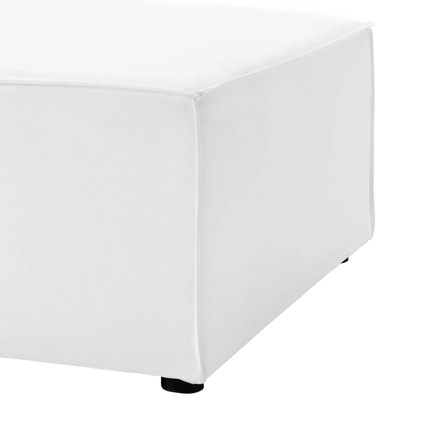 Saybrook Outdoor Patio Upholstered Sectional Sofa Armless Chair by HouseOfZazla
