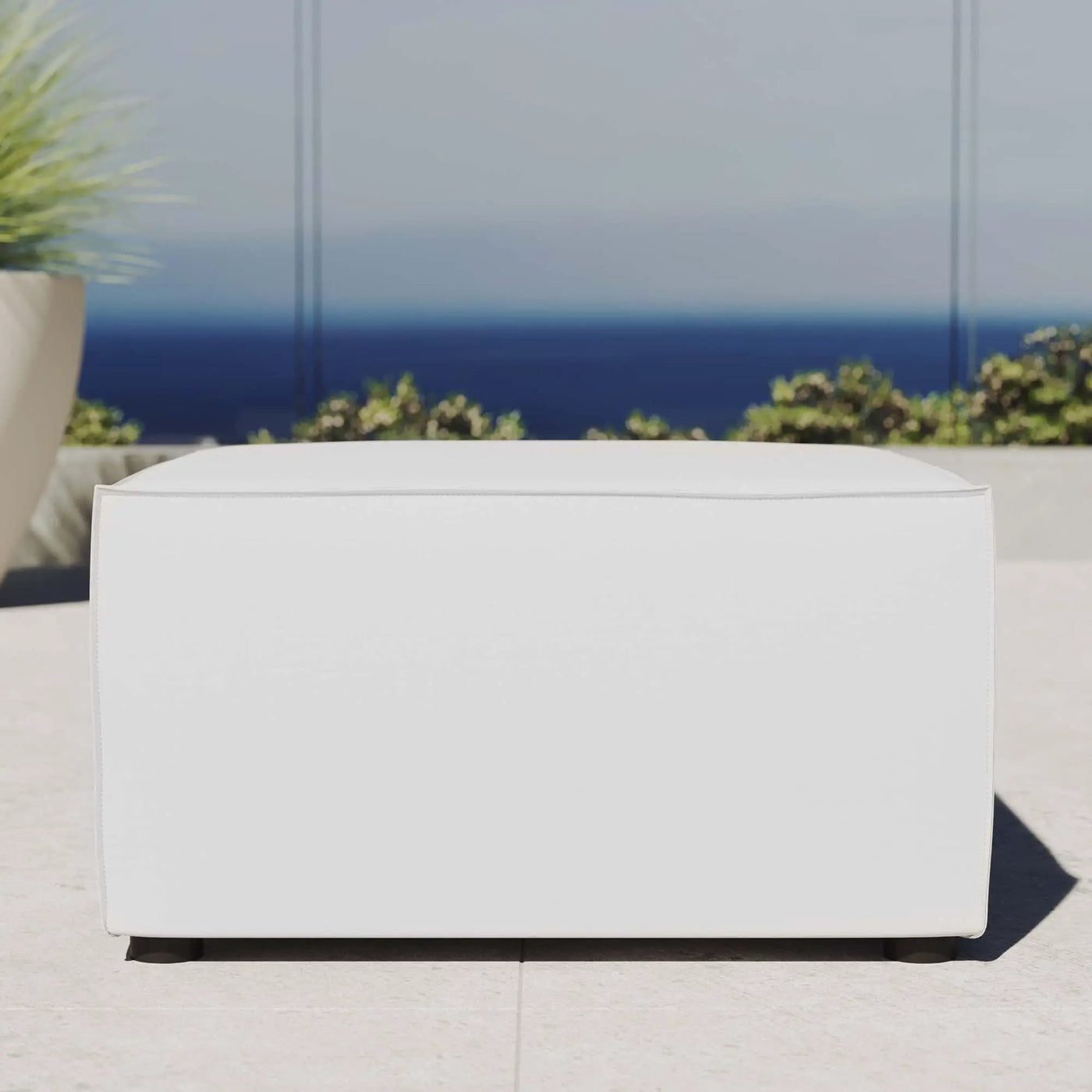 Saybrook Outdoor Patio Upholstered Sectional Sofa Ottoman by Modway by HouseOfZazla