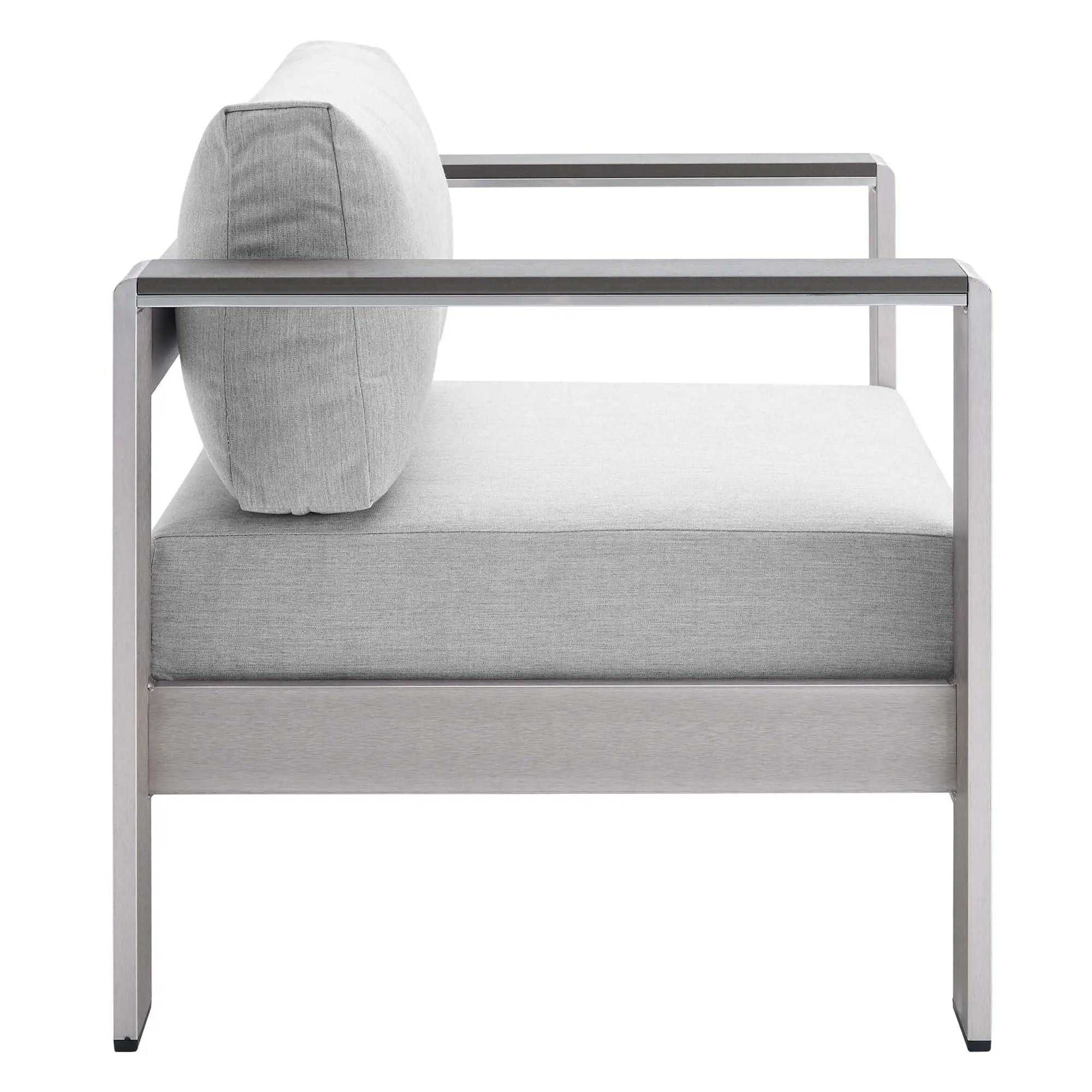 Shore Sunbrella Fabric Aluminum Outdoor Patio Armchair by Modway by HouseOfZazla