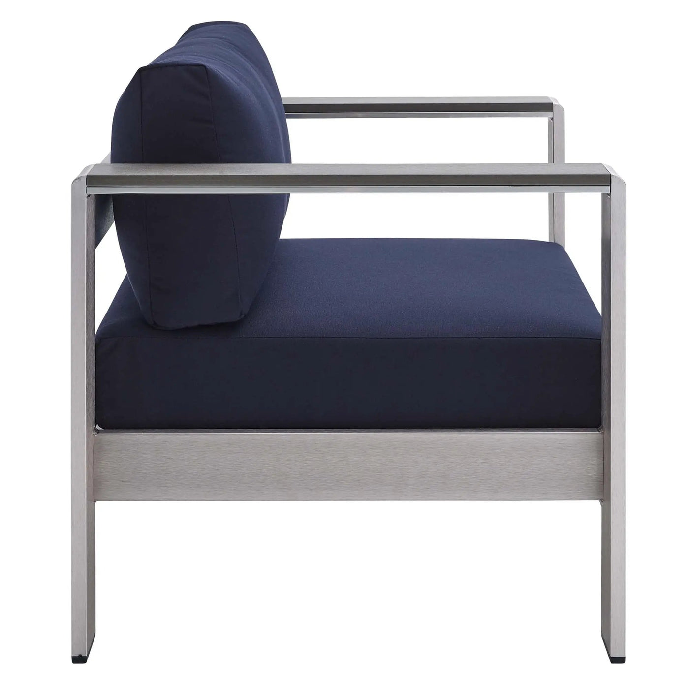 Shore Sunbrella Fabric Aluminum Outdoor Patio Armchair by Modway by HouseOfZazla