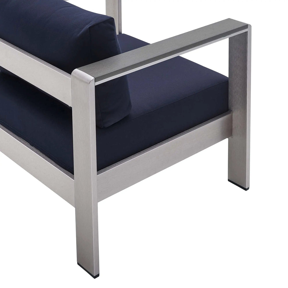 Shore Sunbrella Fabric Aluminum Outdoor Patio Armchair by Modway by HouseOfZazla