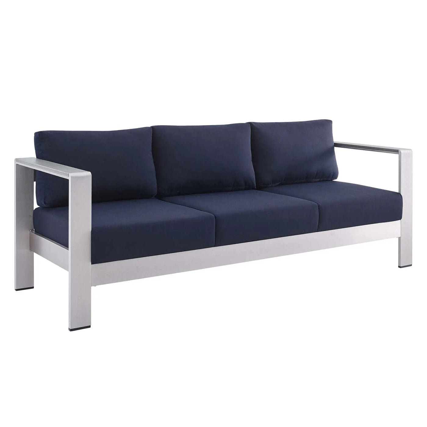 Shore Sunbrella Fabric Aluminum Outdoor Patio Sofa by Modway by HouseOfZazla