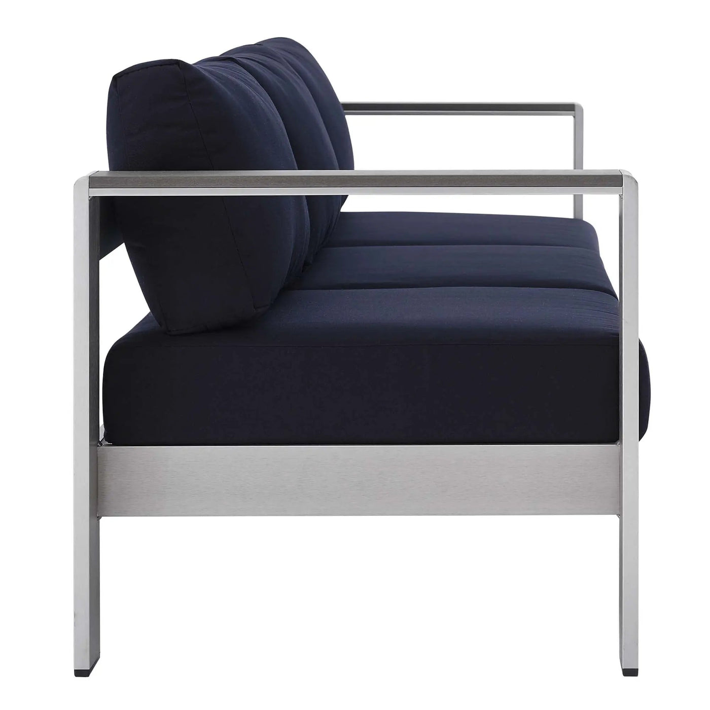 Shore Sunbrella Fabric Aluminum Outdoor Patio Sofa by Modway by HouseOfZazla