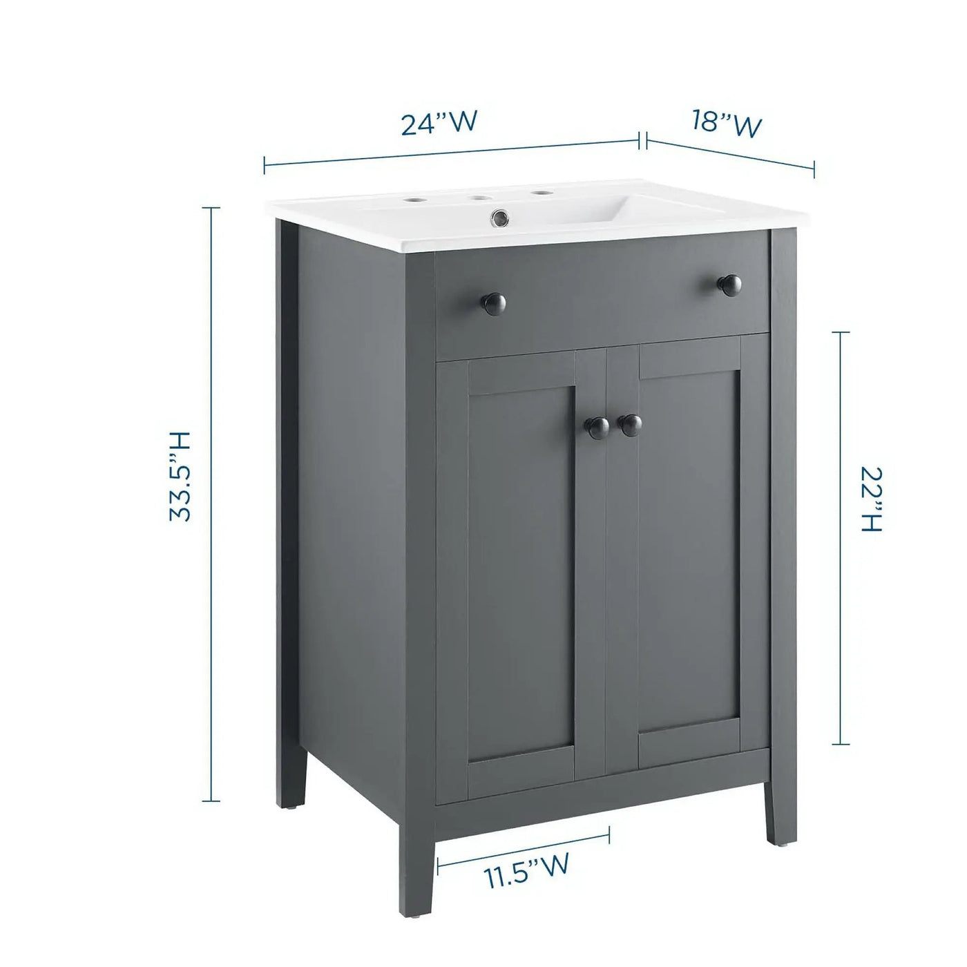 Nantucket 24" Bathroom Vanity by Modway by HouseOfZazla