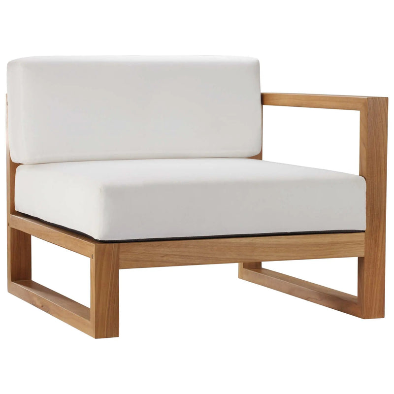 Upland 3-Piece Outdoor Patio Teak Wood Sectional Sofa Set by Modway by HouseOfZazla
