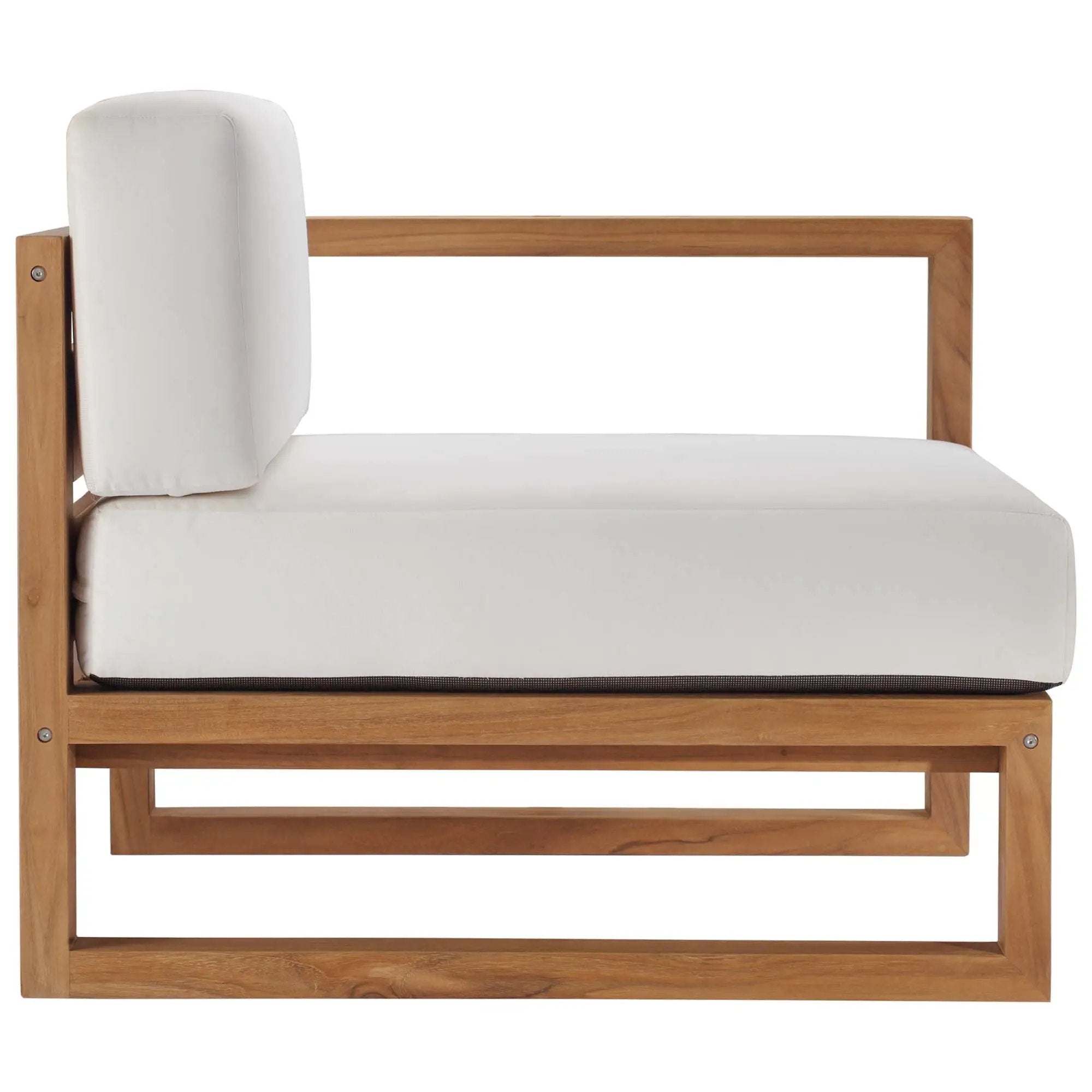 Upland 3-Piece Outdoor Patio Teak Wood Sectional Sofa Set by Modway by HouseOfZazla