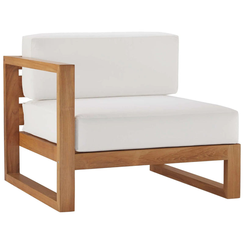 Upland 3-Piece Outdoor Patio Teak Wood Sectional Sofa Set by Modway by HouseOfZazla