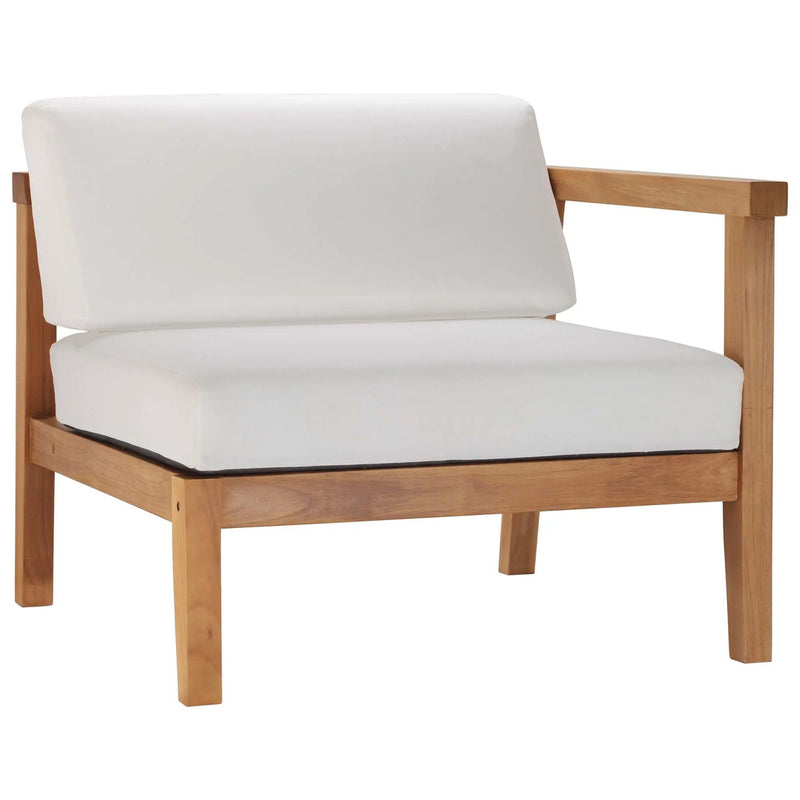 Bayport 3-Piece Outdoor Teak Wood Sectional Sofa Set by Modway by HouseOfZazla