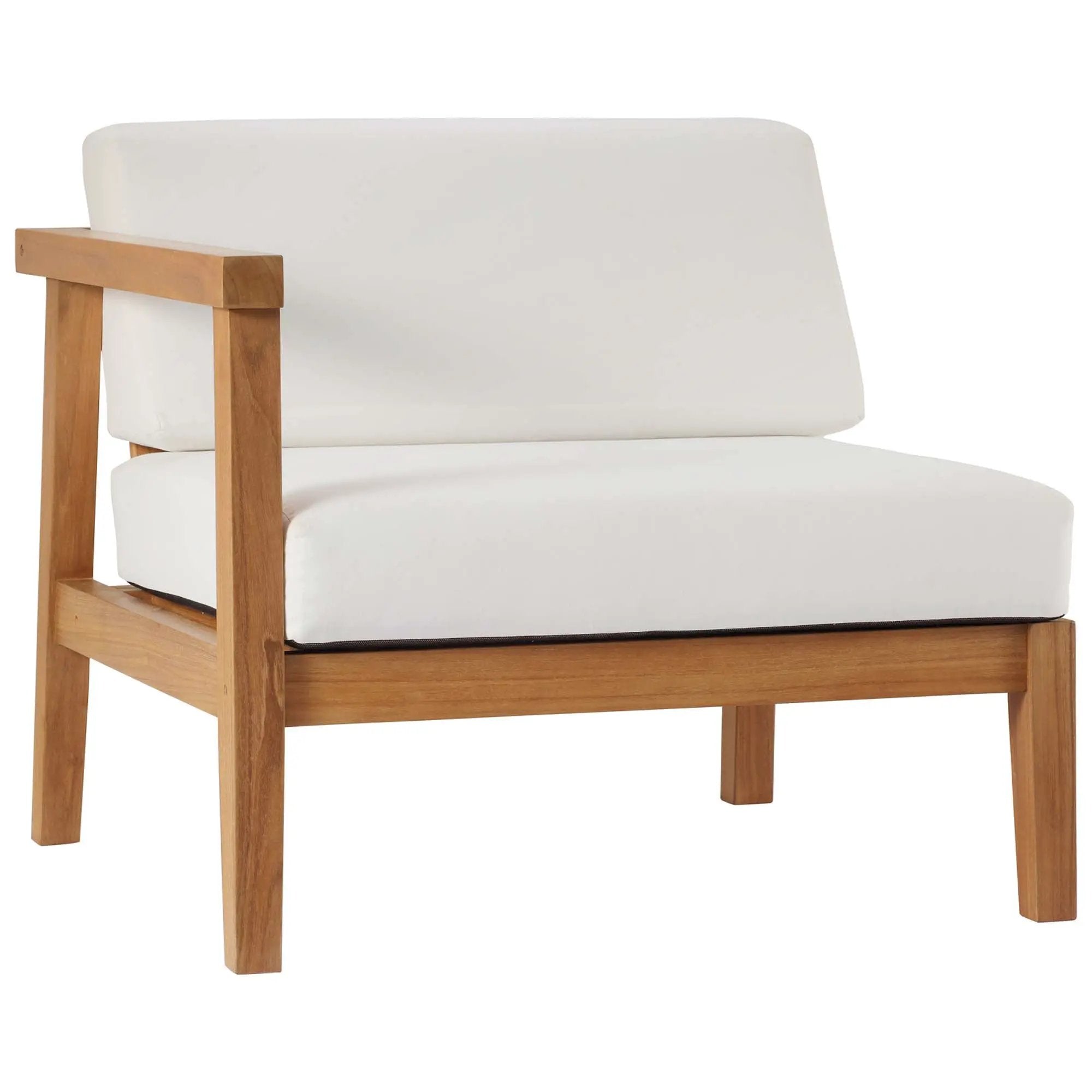 Bayport Outdoor Patio Teak Wood 2-Seater Loveseat by Modway by HouseOfZazla