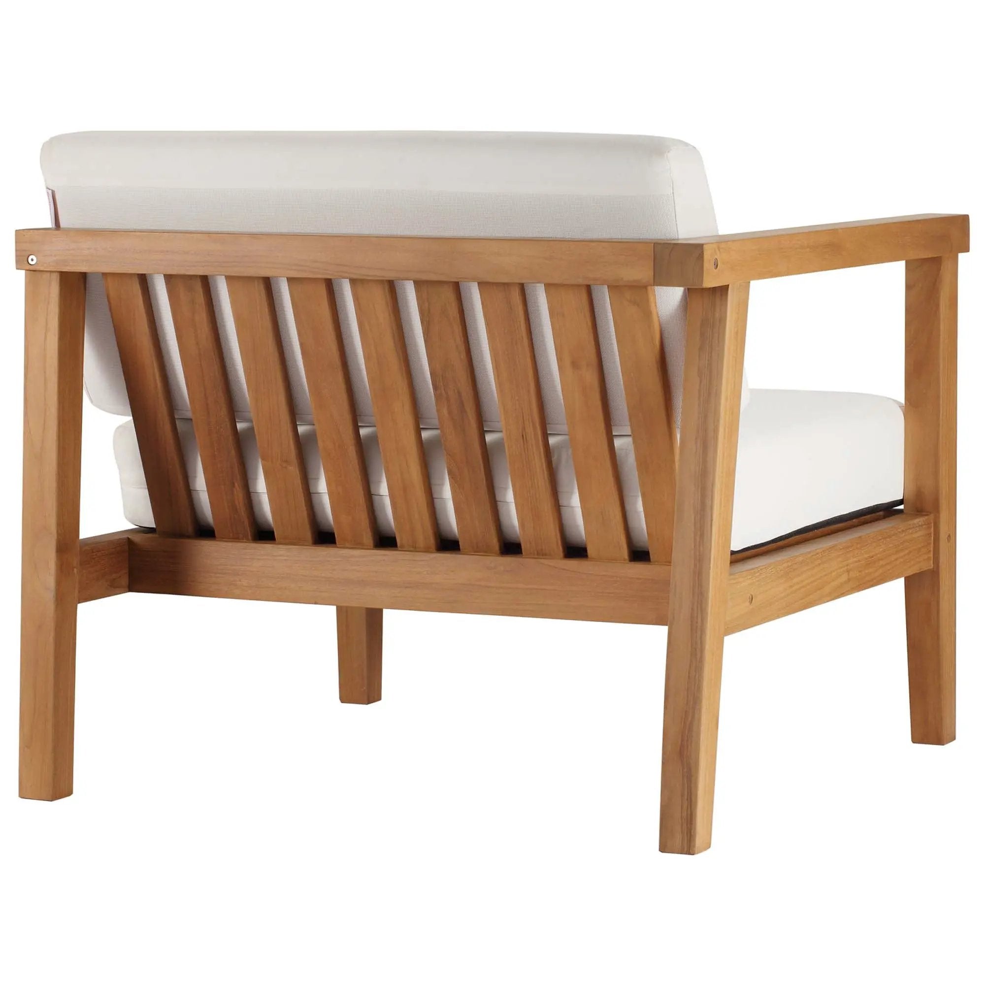 Bayport Outdoor Patio Teak Wood 2-Seater Loveseat by Modway by HouseOfZazla