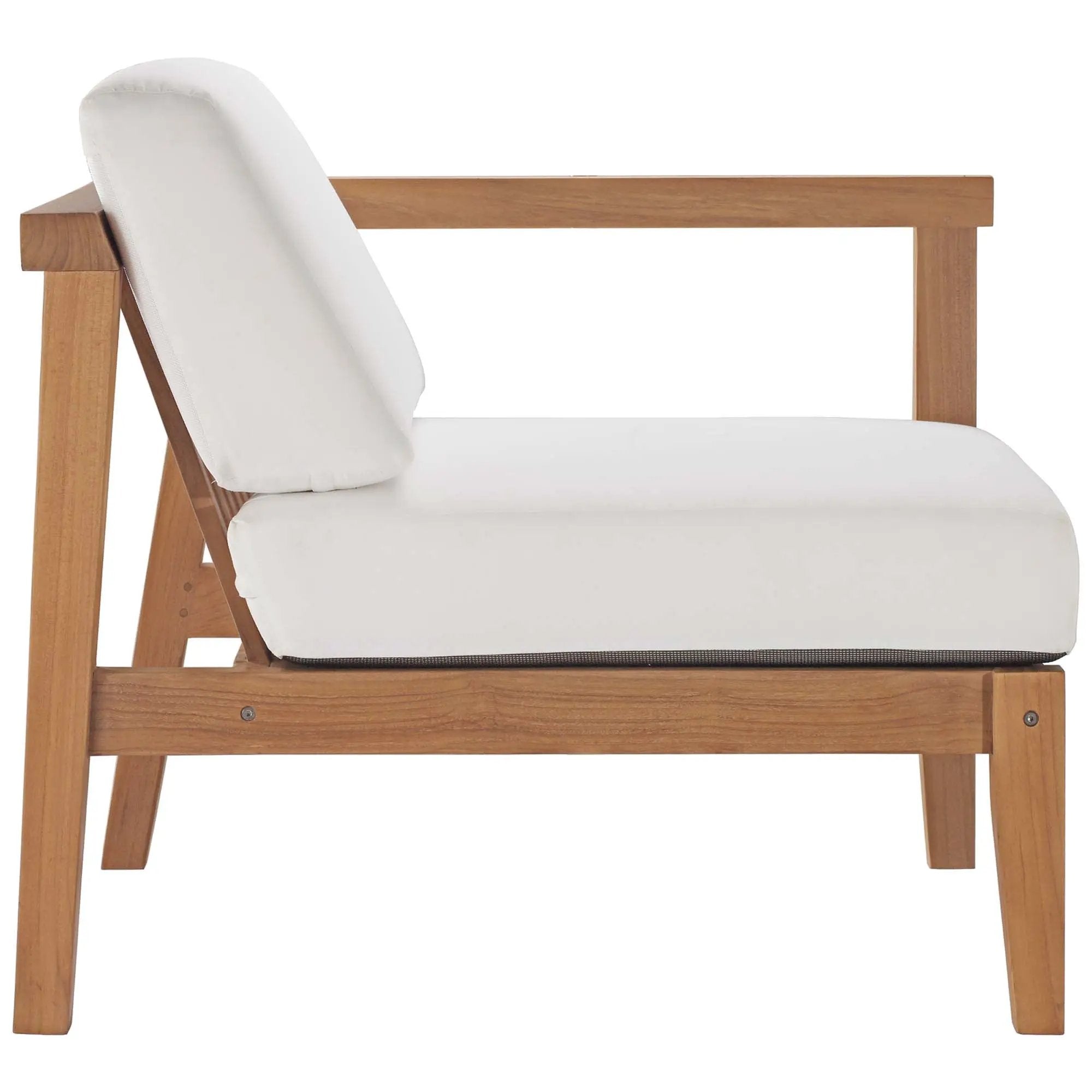 Bayport Outdoor Patio Teak Wood 2-Seater Loveseat by Modway by HouseOfZazla