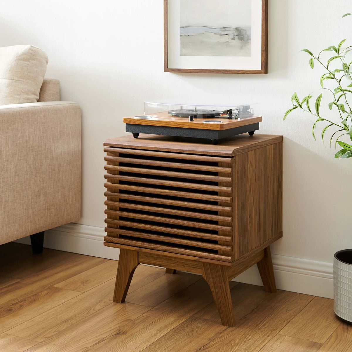 Render Vinyl Record Display Stand by Modway by HouseOfZazla