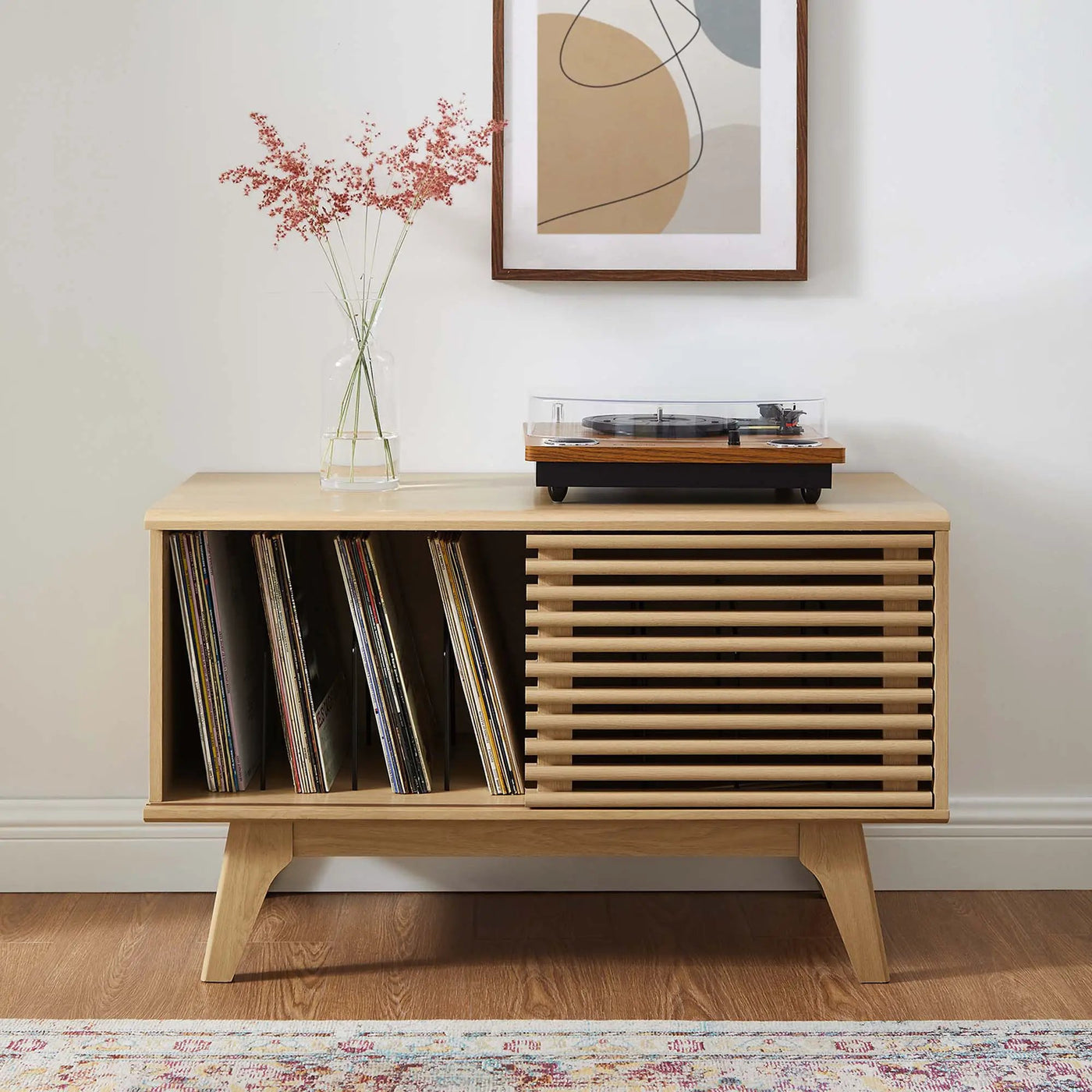 Render Vinyl Record Display Stand by Modway by HouseOfZazla