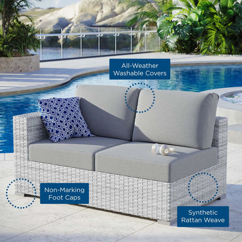 Convene Outdoor Patio Left-Arm Loveseat by Modway by HouseOfZazla