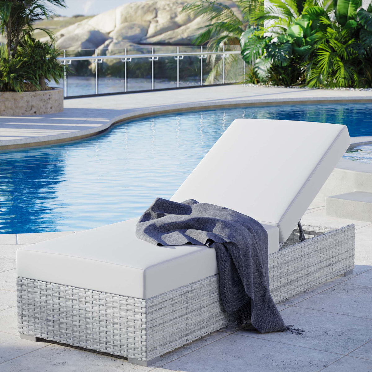 Convene Outdoor Patio Chaise by Modway - EEI-4307, photo 6 of 8