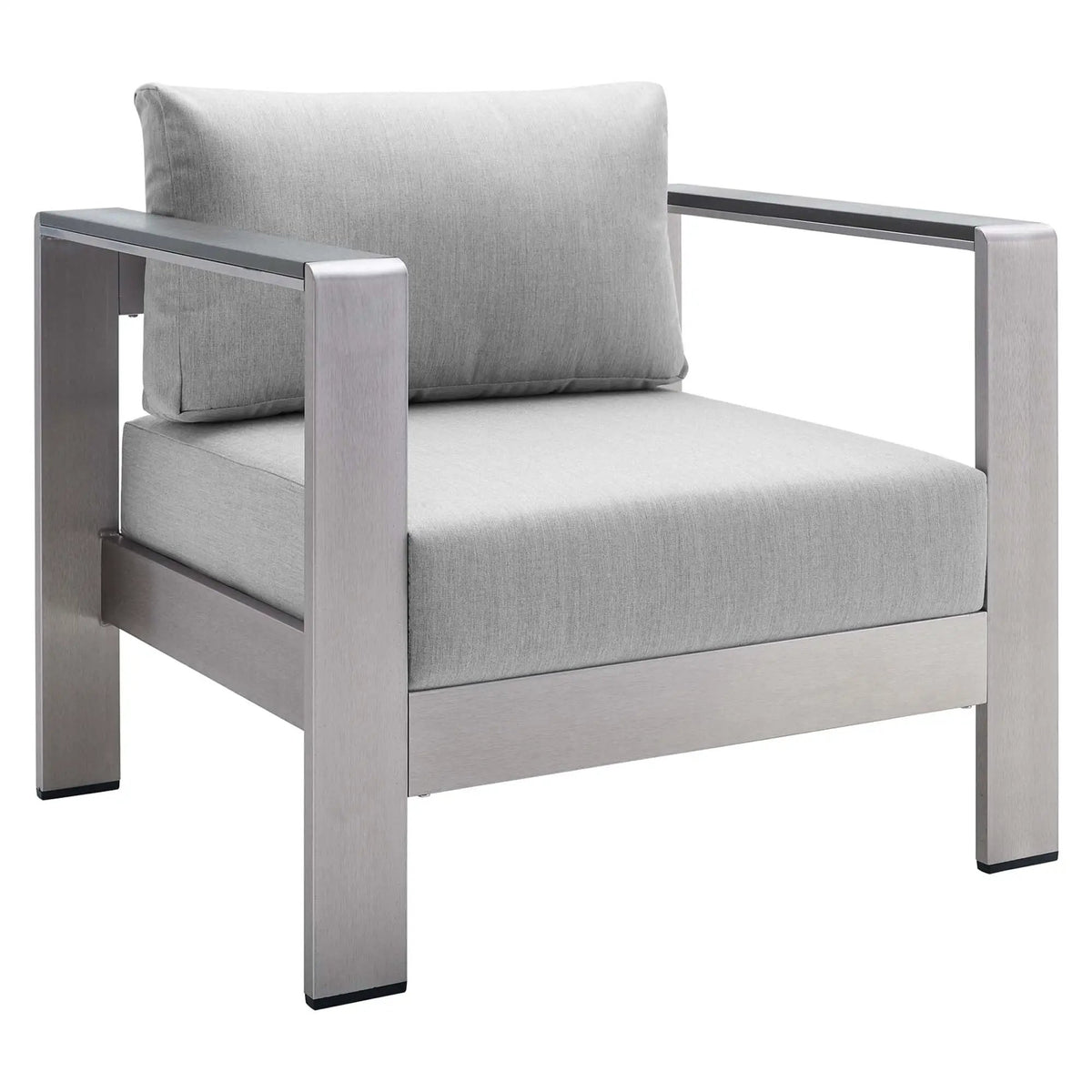 Shore 4 Piece Sunbrella Fabric Outdoor Patio Aluminum Set by Modway by HouseOfZazla