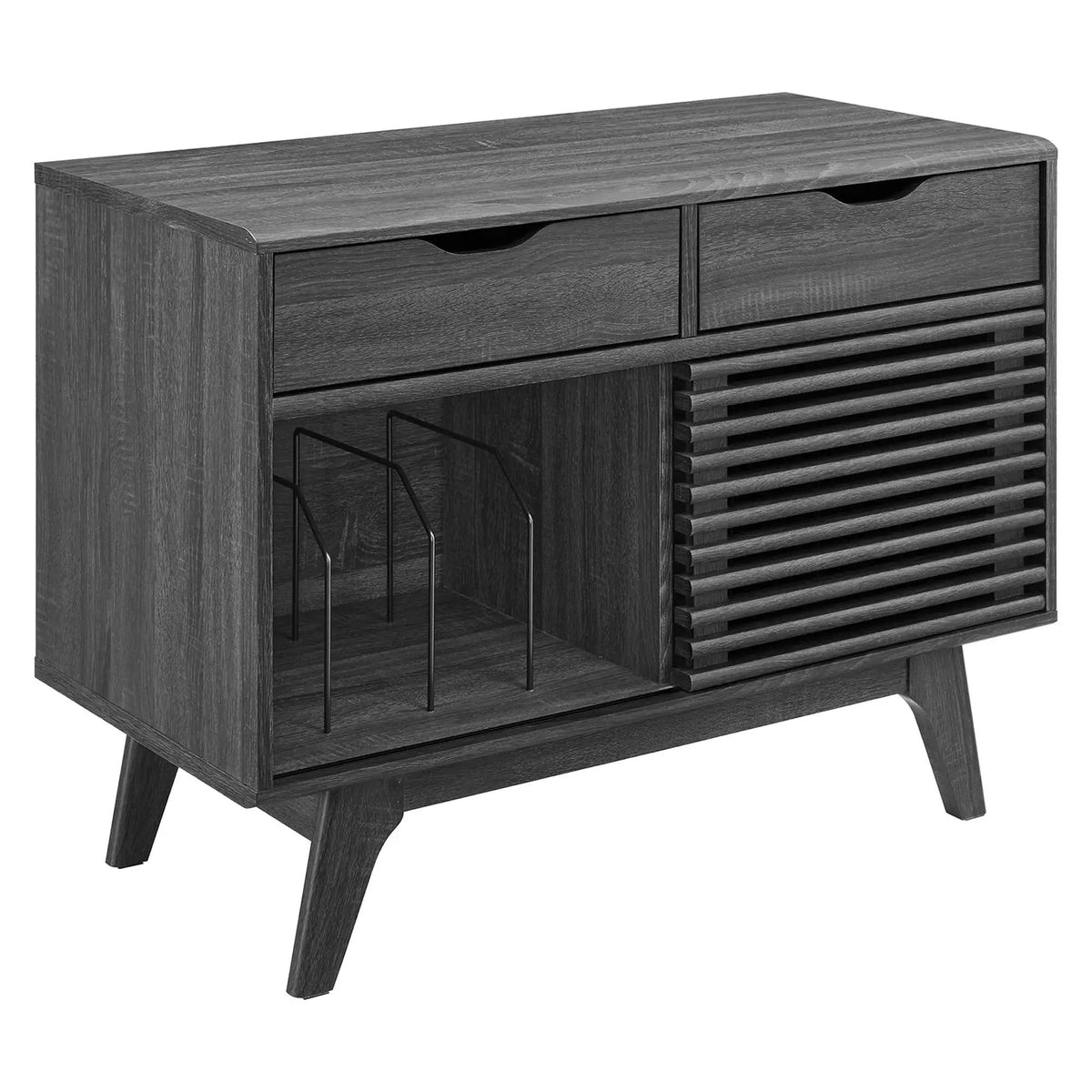Render Vinyl Record Display Stand by Modway by HouseOfZazla