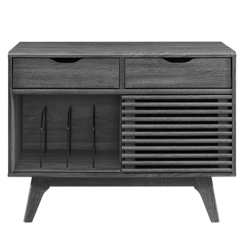 Render Vinyl Record Display Stand by Modway by HouseOfZazla