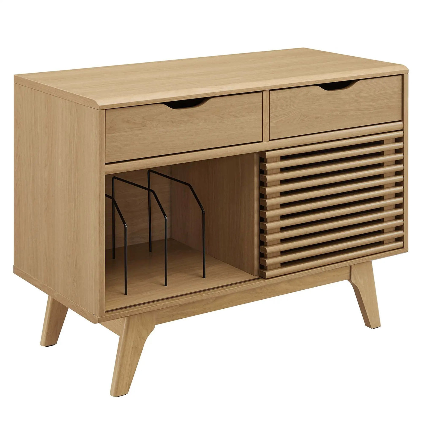 Render Vinyl Record Display Stand by Modway by HouseOfZazla