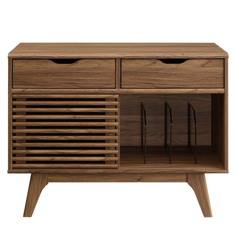 Render Vinyl Record Display Stand by Modway by HouseOfZazla
