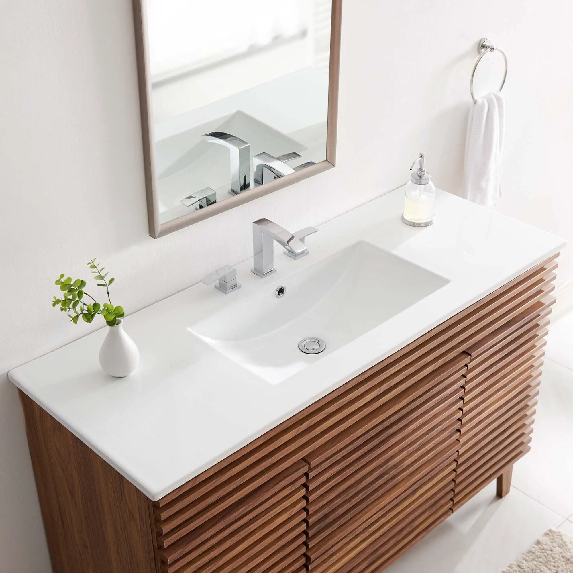 Cayman 48" Single Basin Bathroom Sink by Modway by HouseOfZazla