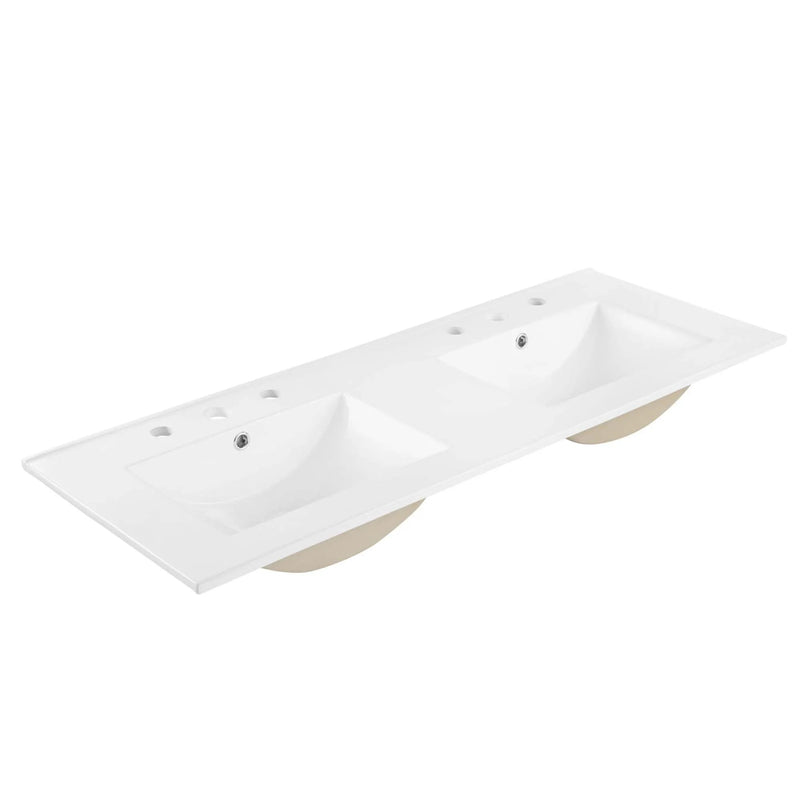 Cayman 48" Double Basin Bathroom Sink by Modway by HouseOfZazla