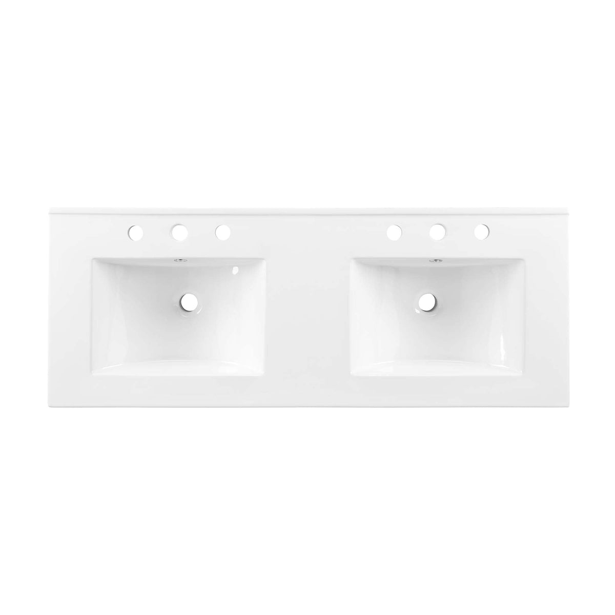 Cayman 48" Double Basin Bathroom Sink by Modway, photo 7 of 8