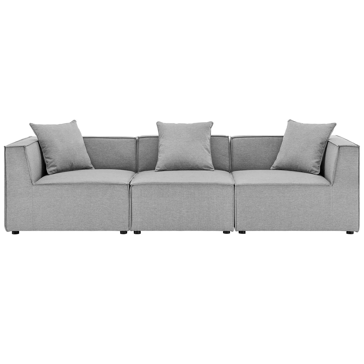 Saybrook 3-Piece Outdoor Patio Upholstered Sectional Sofa by Modway by HouseOfZazla