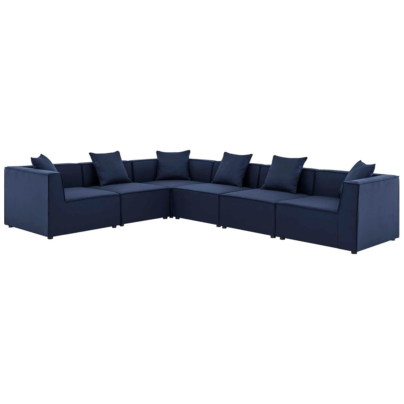 Saybrook 6-Piece Outdoor Patio Upholstered Sectional Sofa by Modway by HouseOfZazla