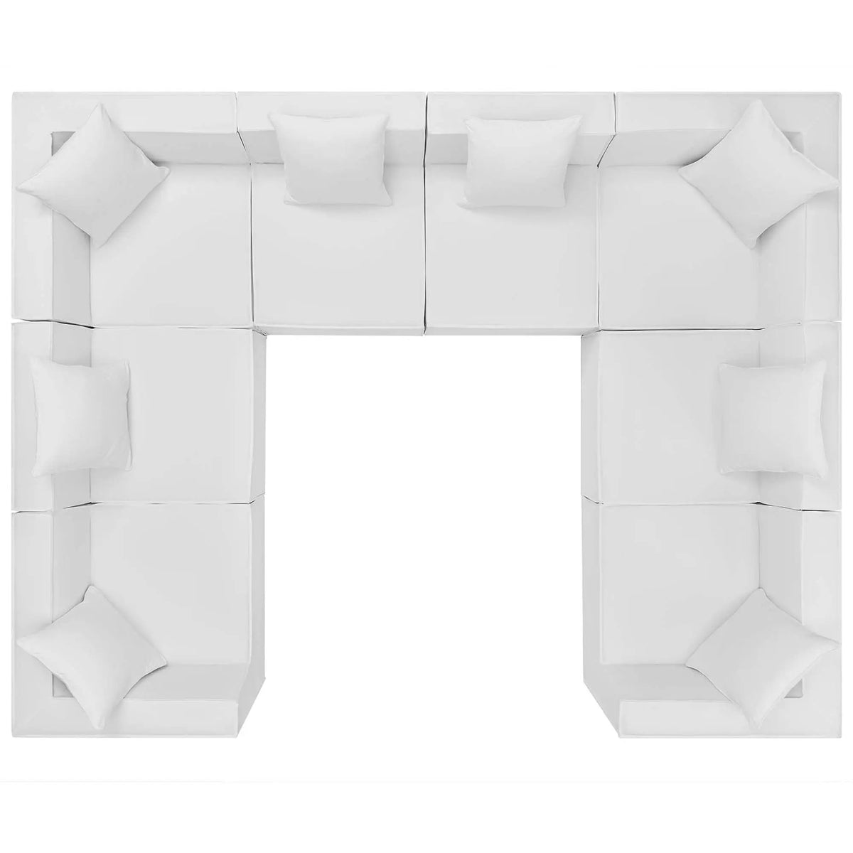 Saybrook 8-Piece Outdoor Patio Upholstered Sectional Sofa by Modway by HouseOfZazla