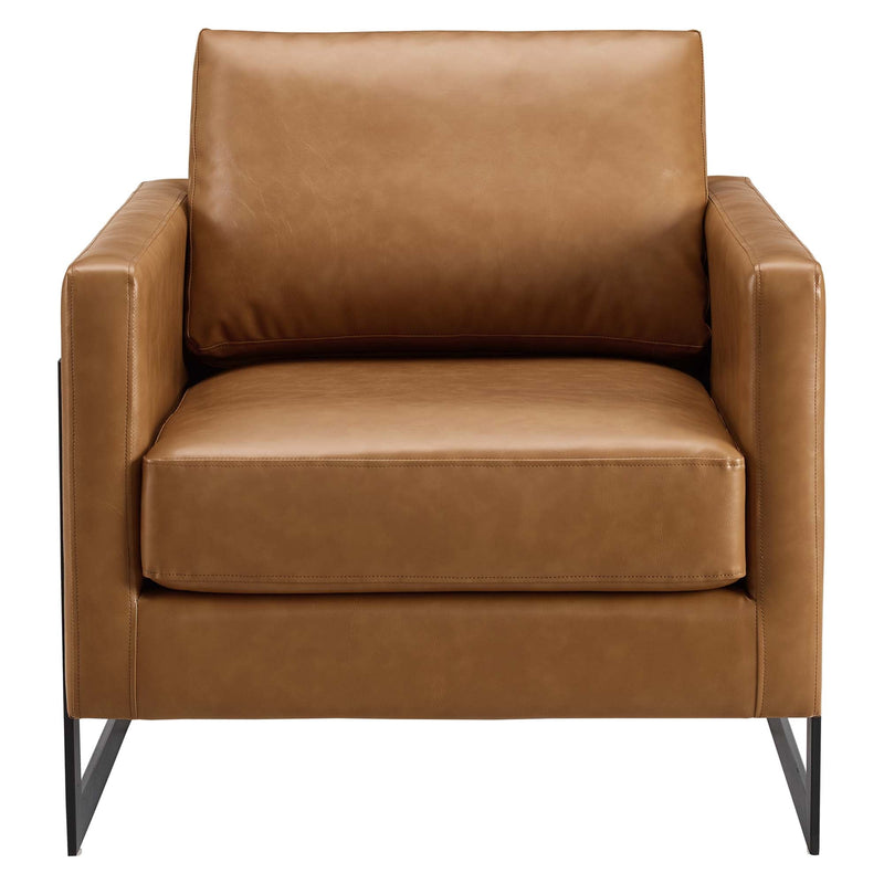 Posse Vegan Leather Accent Chair by Modway, photo 4 of 8