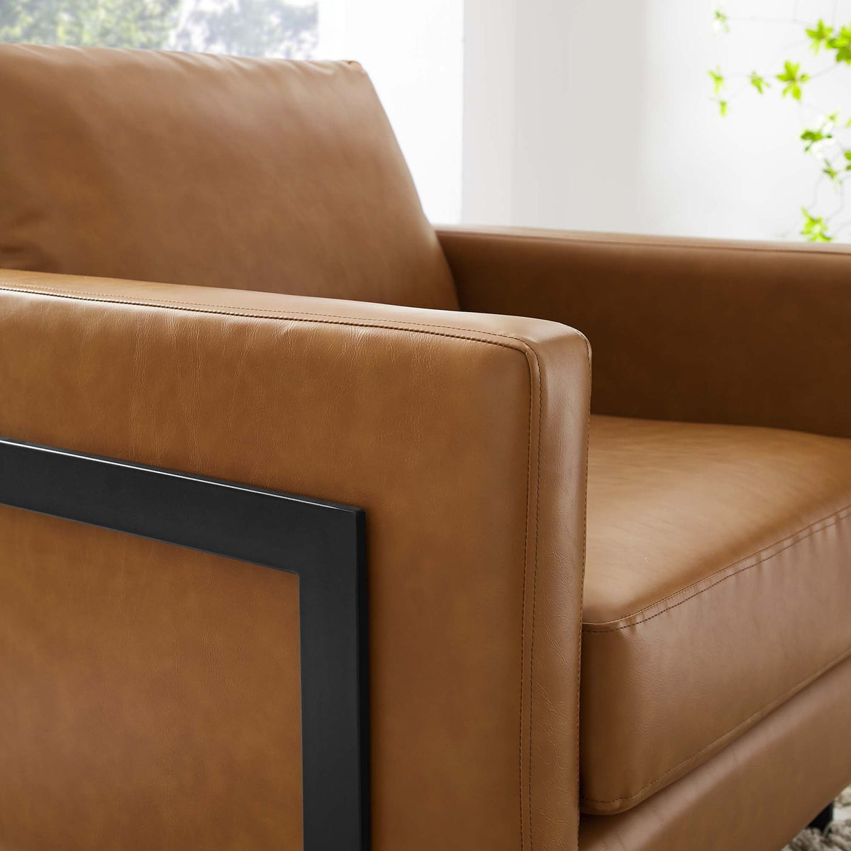 Posse Vegan Leather Accent Chair by Modway, photo 8 of 8