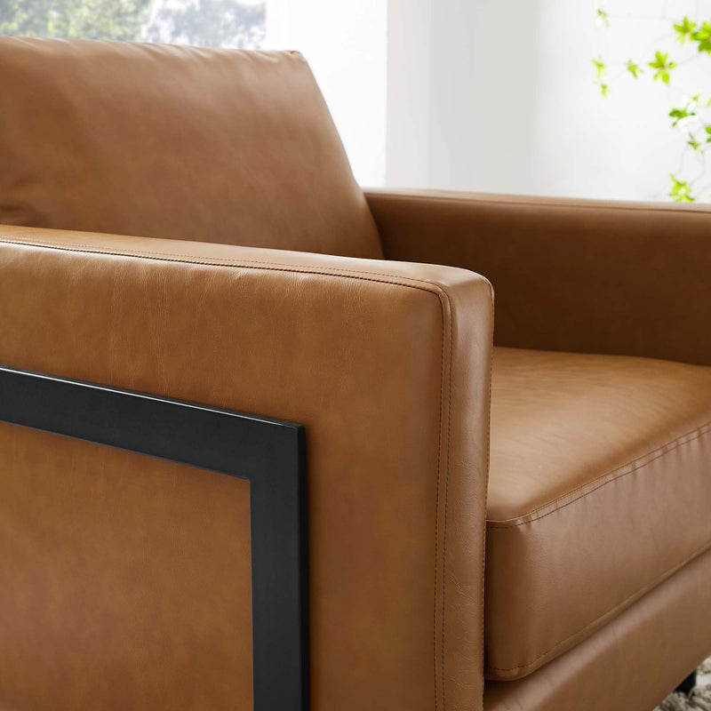 Posse Vegan Leather Accent Chair by Modway, photo 8 of 8