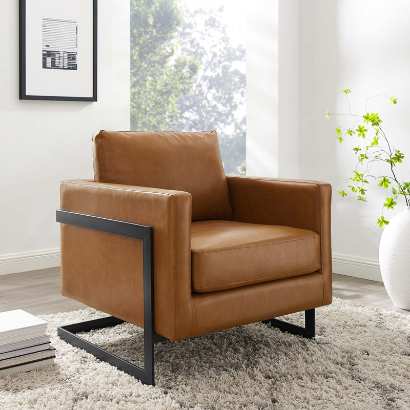 Posse Vegan Leather Accent Chair by Modway, photo 6 of 8