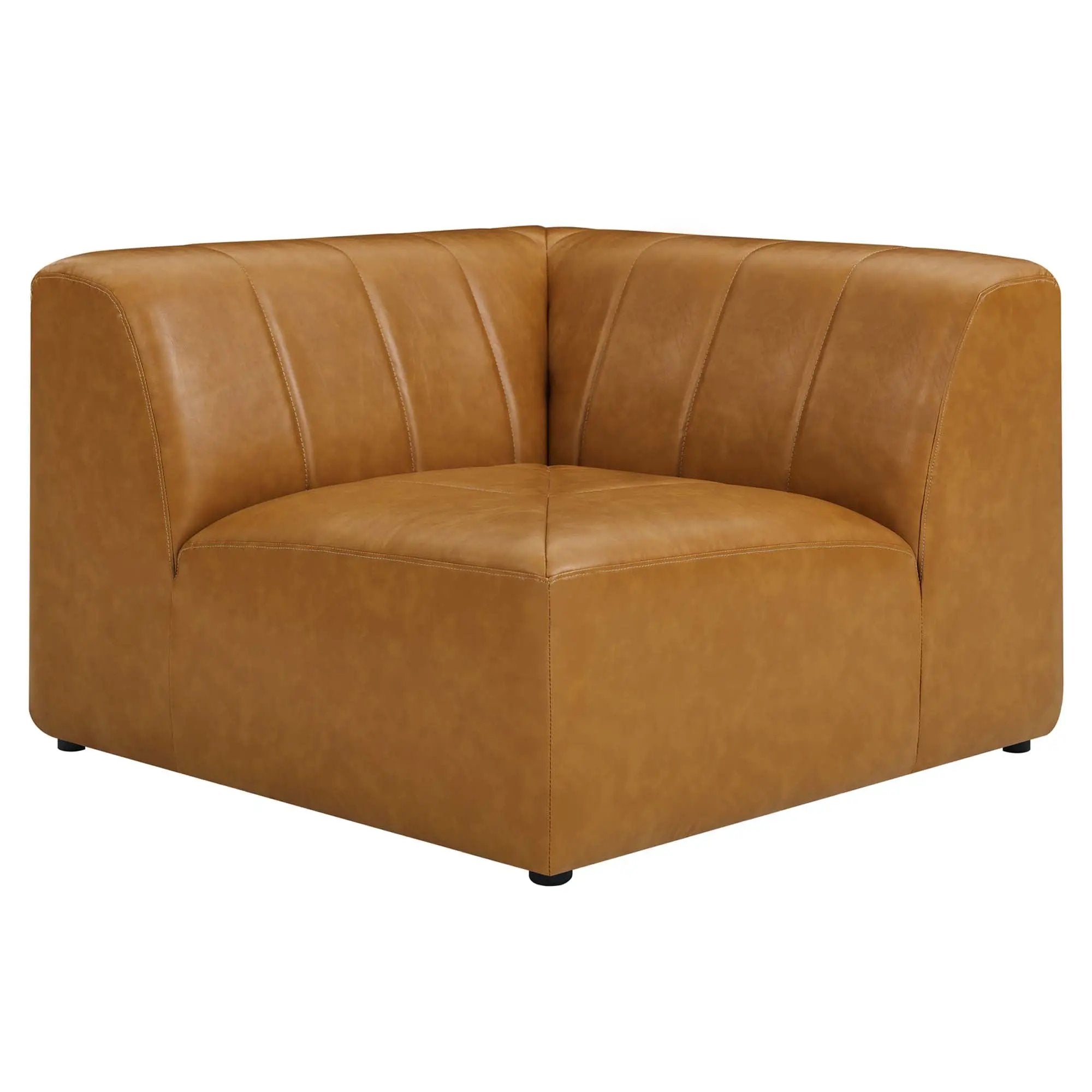 Bartlett Vegan Leather Corner Chair by Modway by HouseOfZazla