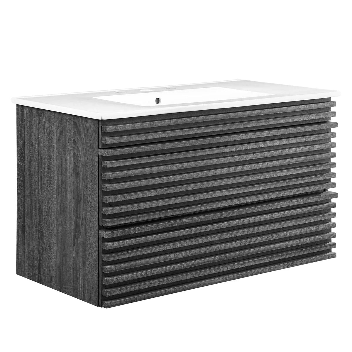 Render 36" Wall-Mount Bathroom Vanity by Modway by HouseOfZazla