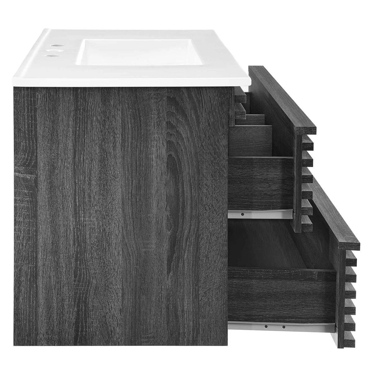 Render 36" Wall-Mount Bathroom Vanity by Modway by HouseOfZazla
