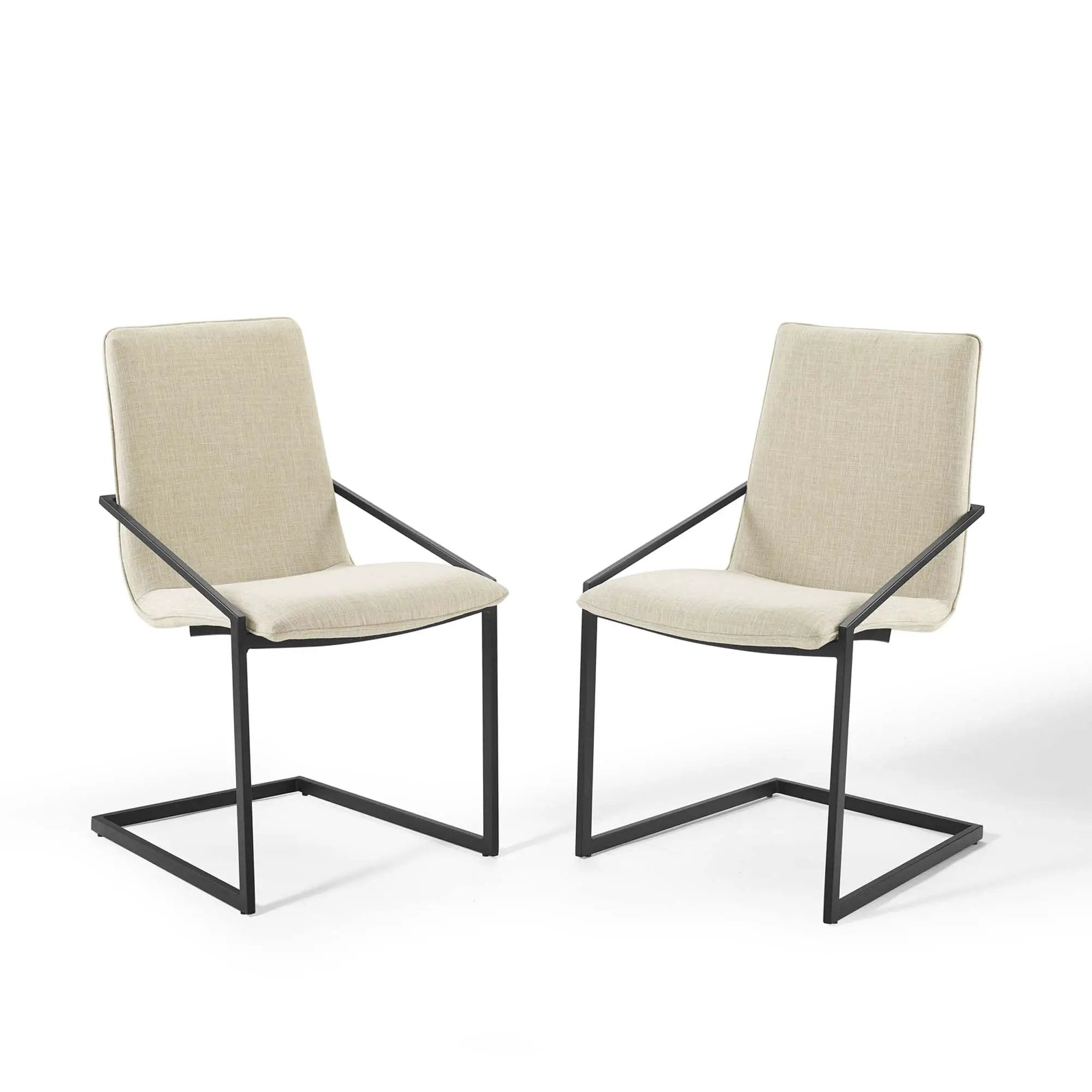 Pitch Upholstered Fabric Dining Armchair Set of 2 by Modway by HouseOfZazla
