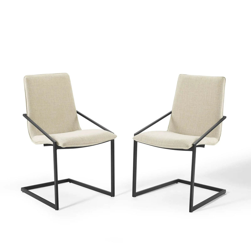 Pitch Upholstered Fabric Dining Armchair Set of 2 by Modway by HouseOfZazla